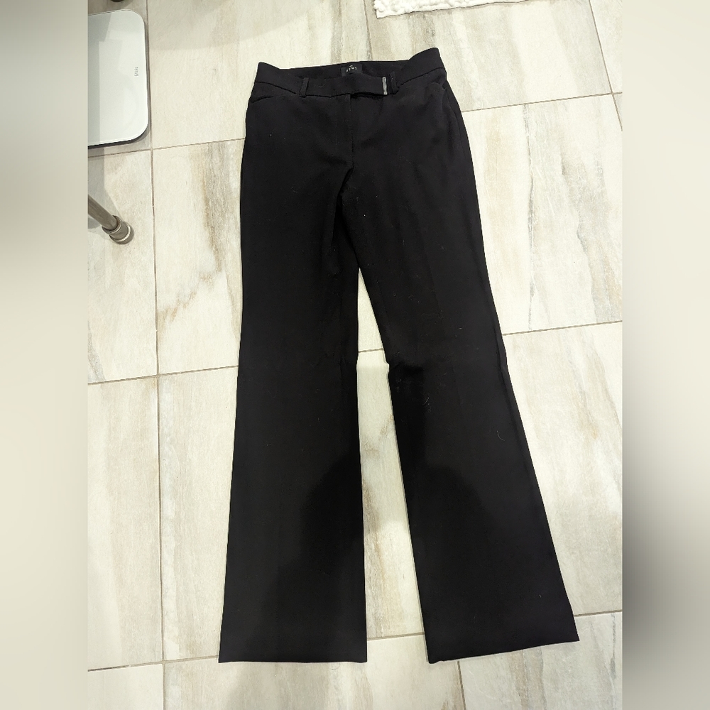 White House Black Market Black Boot Cut Pants - Picture 2 of 3